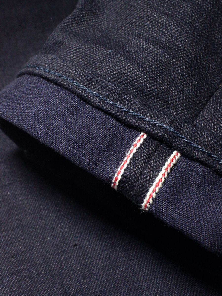 ONI Denim 606 17oz Deep Indigo Slim Tapered Jean - Raw - Image 8