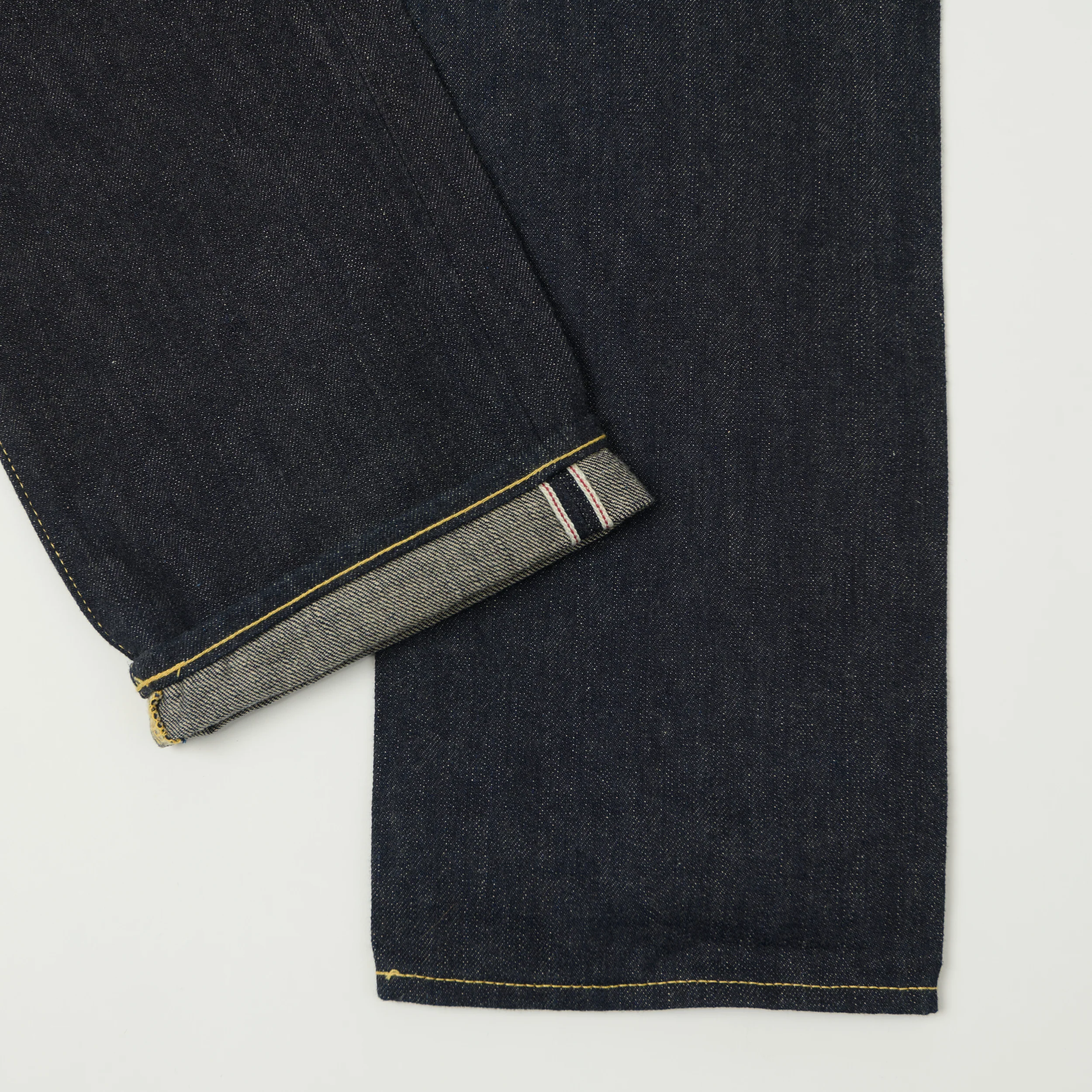 ONI Denim 707LWZR 12.5oz Natural Indigo Low Tension Slim Straight Jean - Raw - Image 3