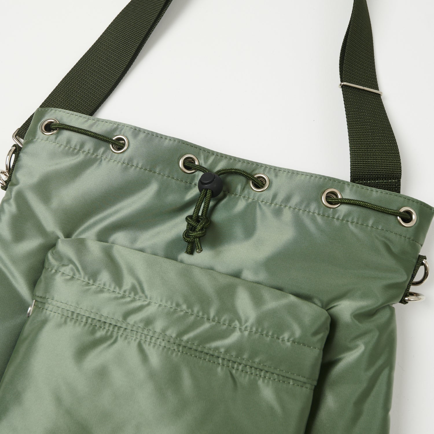 Porter-Yoshida & Co. Large Balloon Sac - Sage Green - Image 3