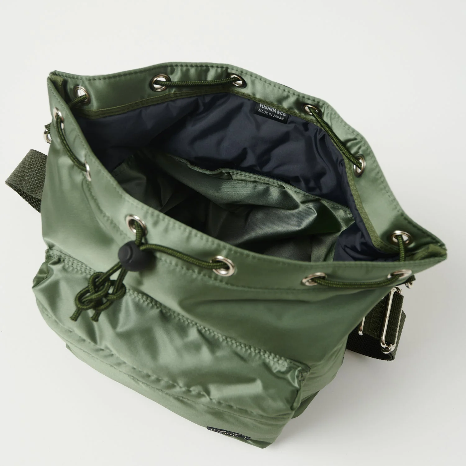 Porter-Yoshida & Co. Large Balloon Sac - Sage Green - Image 5