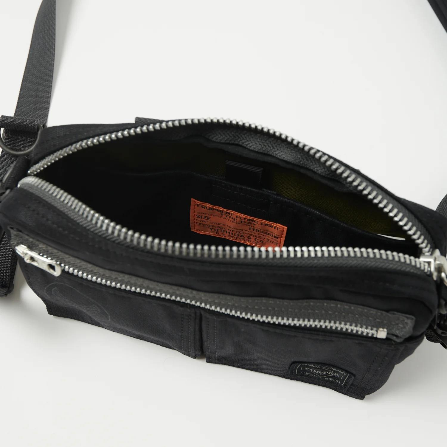 Porter-Yoshida & Co. Flying Ace 2Way Shoulder Bag - Black - Image 6