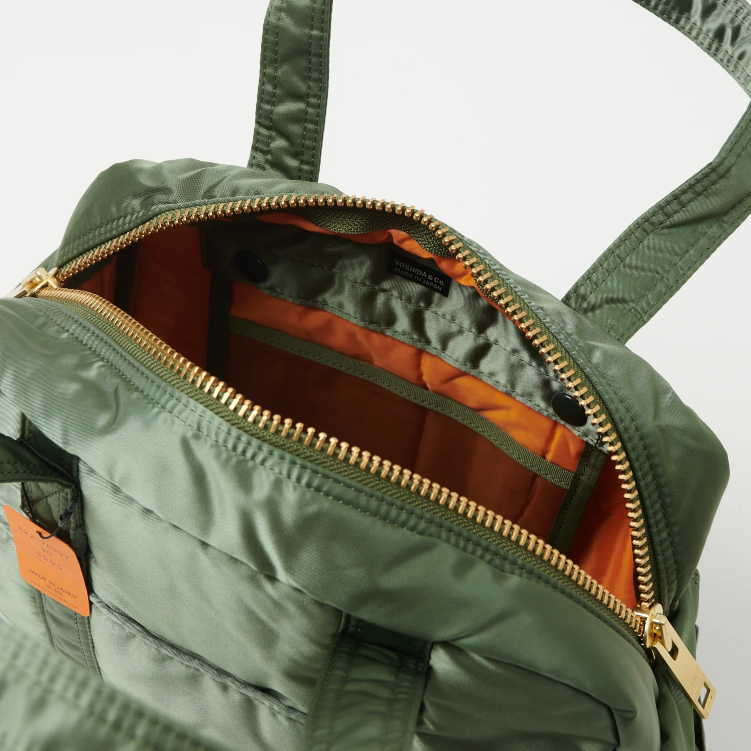 Porter-Yoshida & Co. Tanker Duffle Bag - Sage Green - Image 4