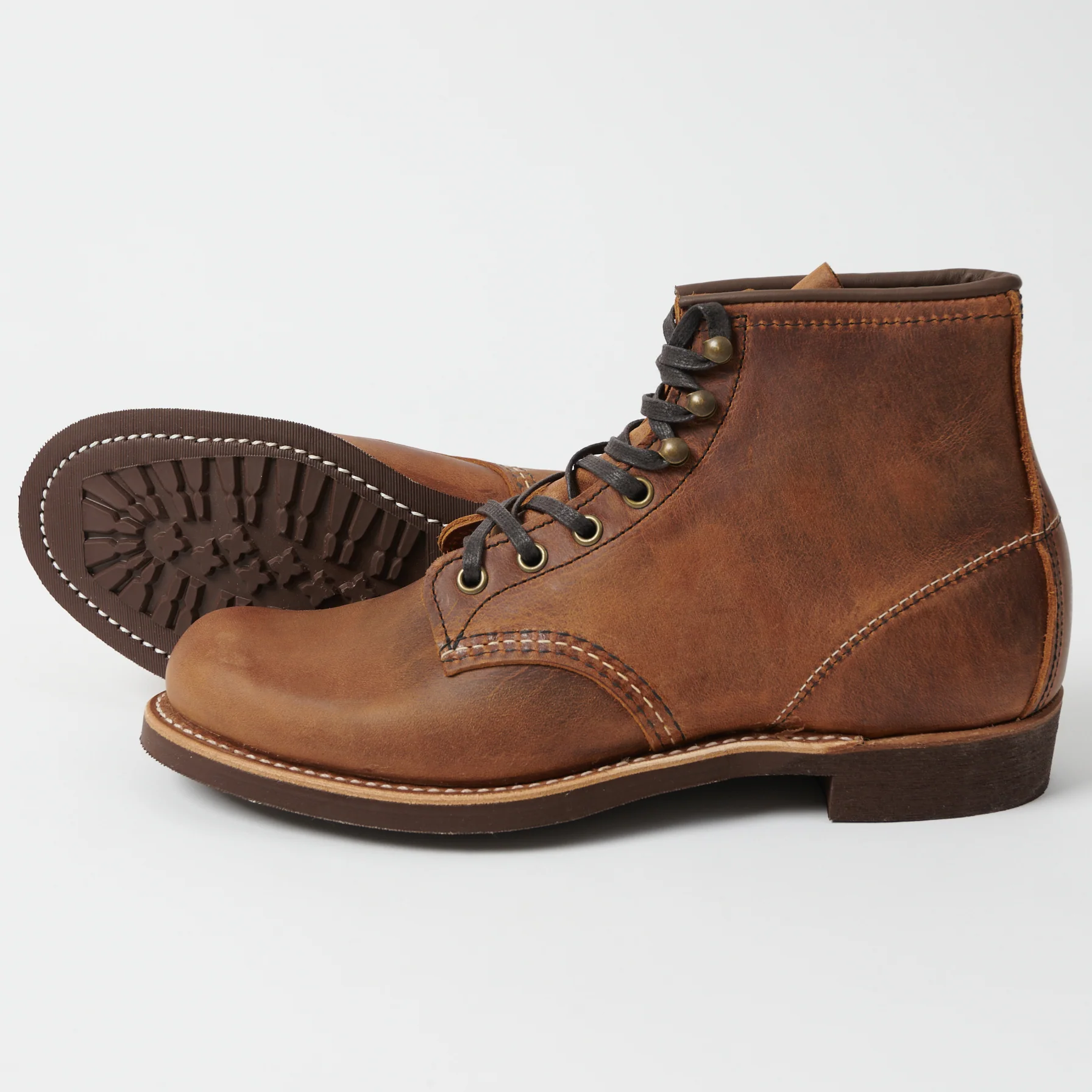 Red Wing 3343 Blacksmith Boot - Copper Rough & Tough - Image 4