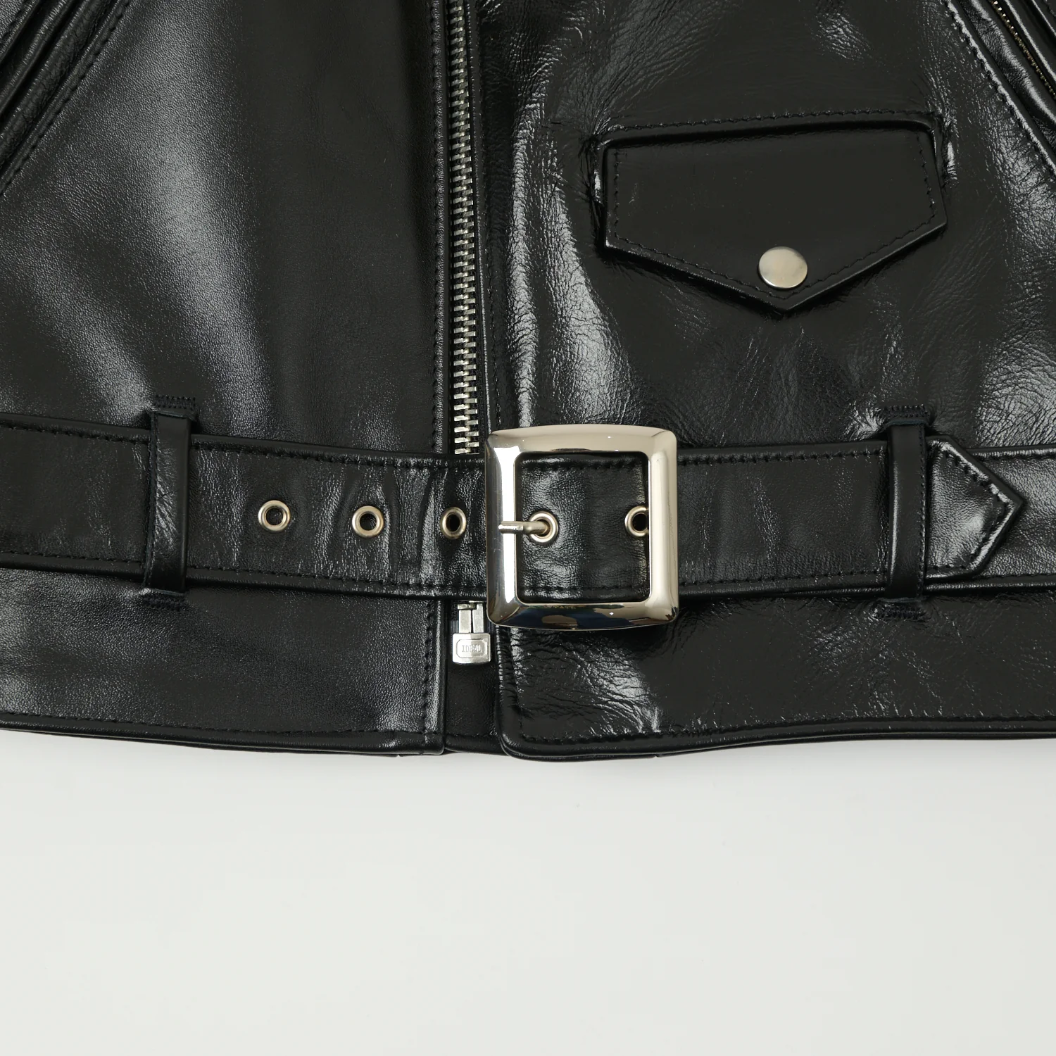 Schott NYC 'Perfecto' Horsehide Leather Motorcycle Jacket - Black - Image 3