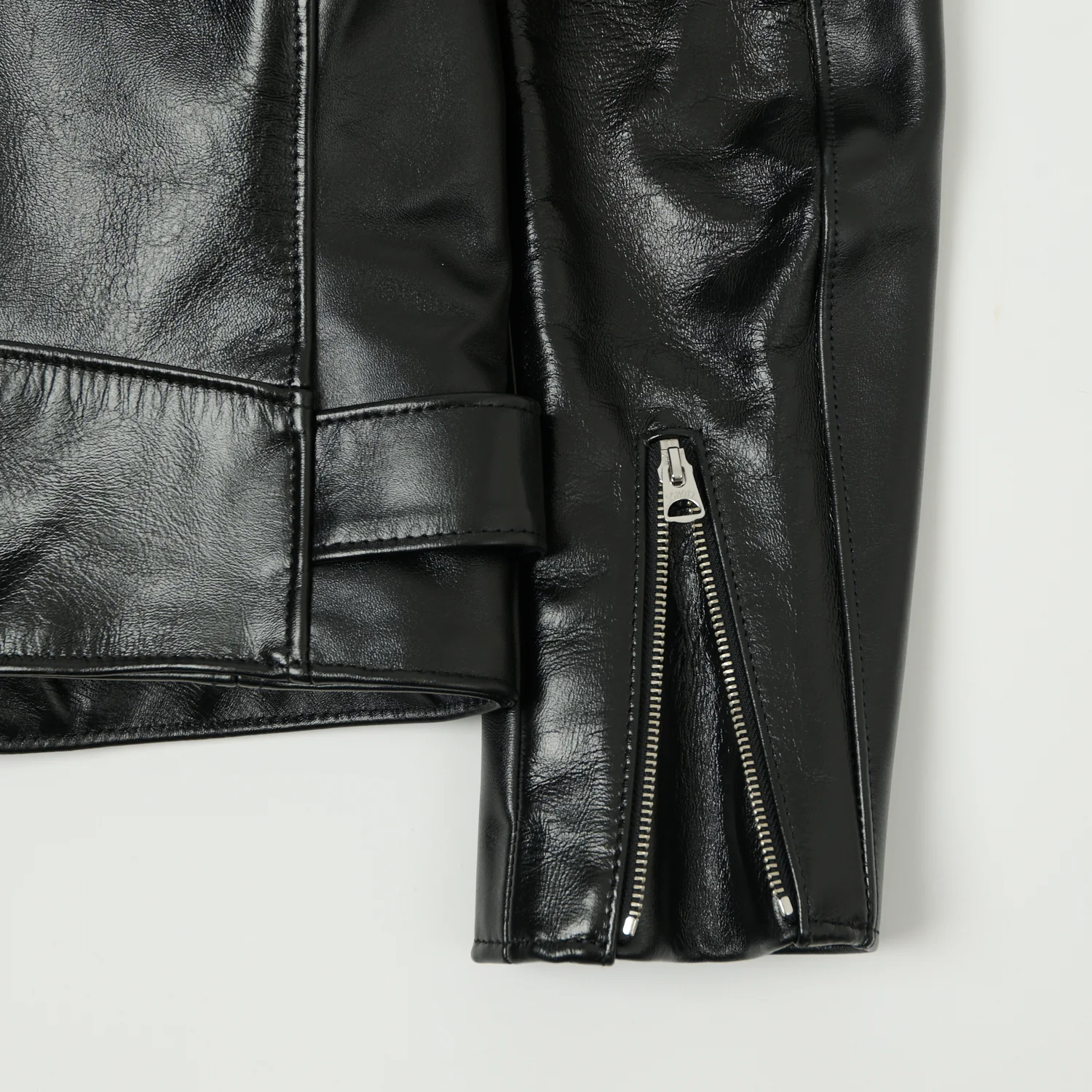 Schott NYC 'Perfecto' Horsehide Leather Motorcycle Jacket - Black - Image 8