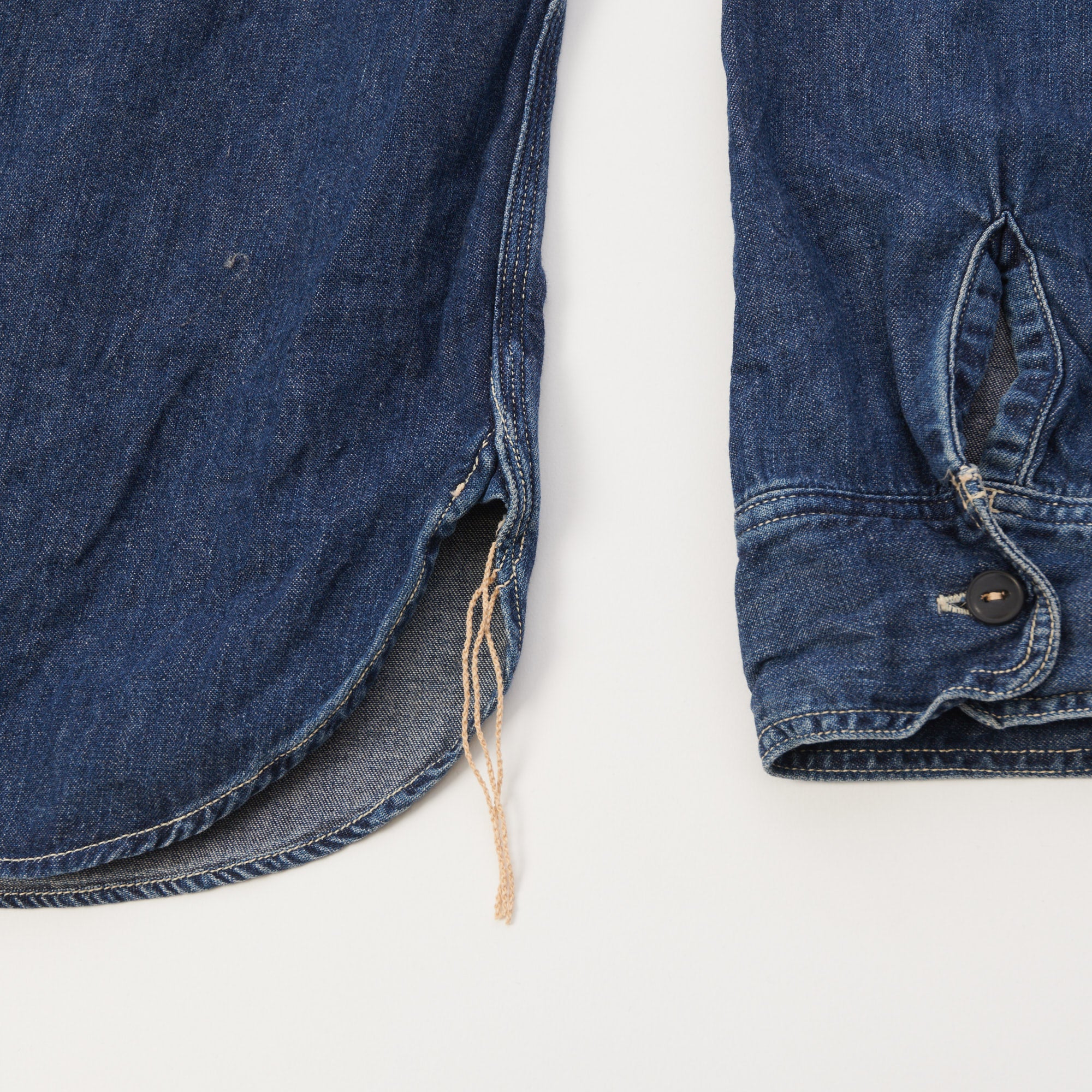 Spellbound Denim Work Shirt - Mid Wash - Image 5
