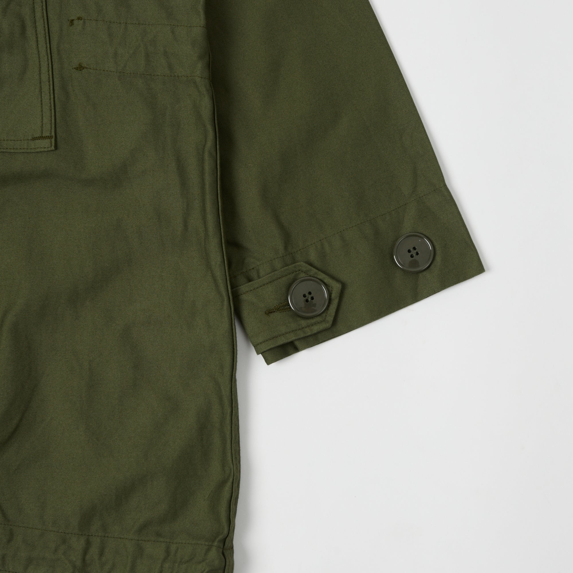 Spellbound Canvas Smock Jacket - Army Green - Image 5