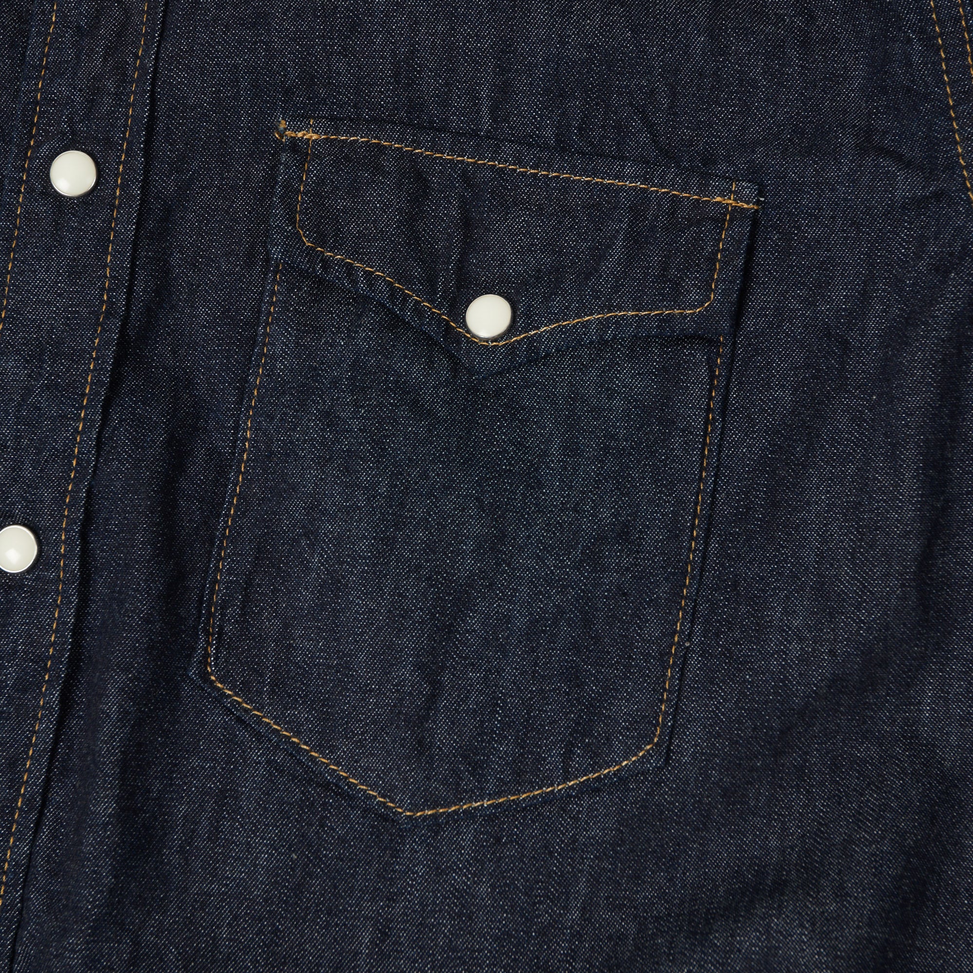 Spellbound 6oz Denim Western Shirt - Rinsed - Image 4