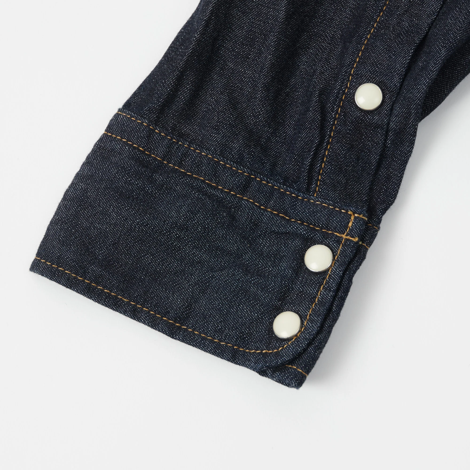 Spellbound 6oz Denim Western Shirt - Rinsed - Image 5