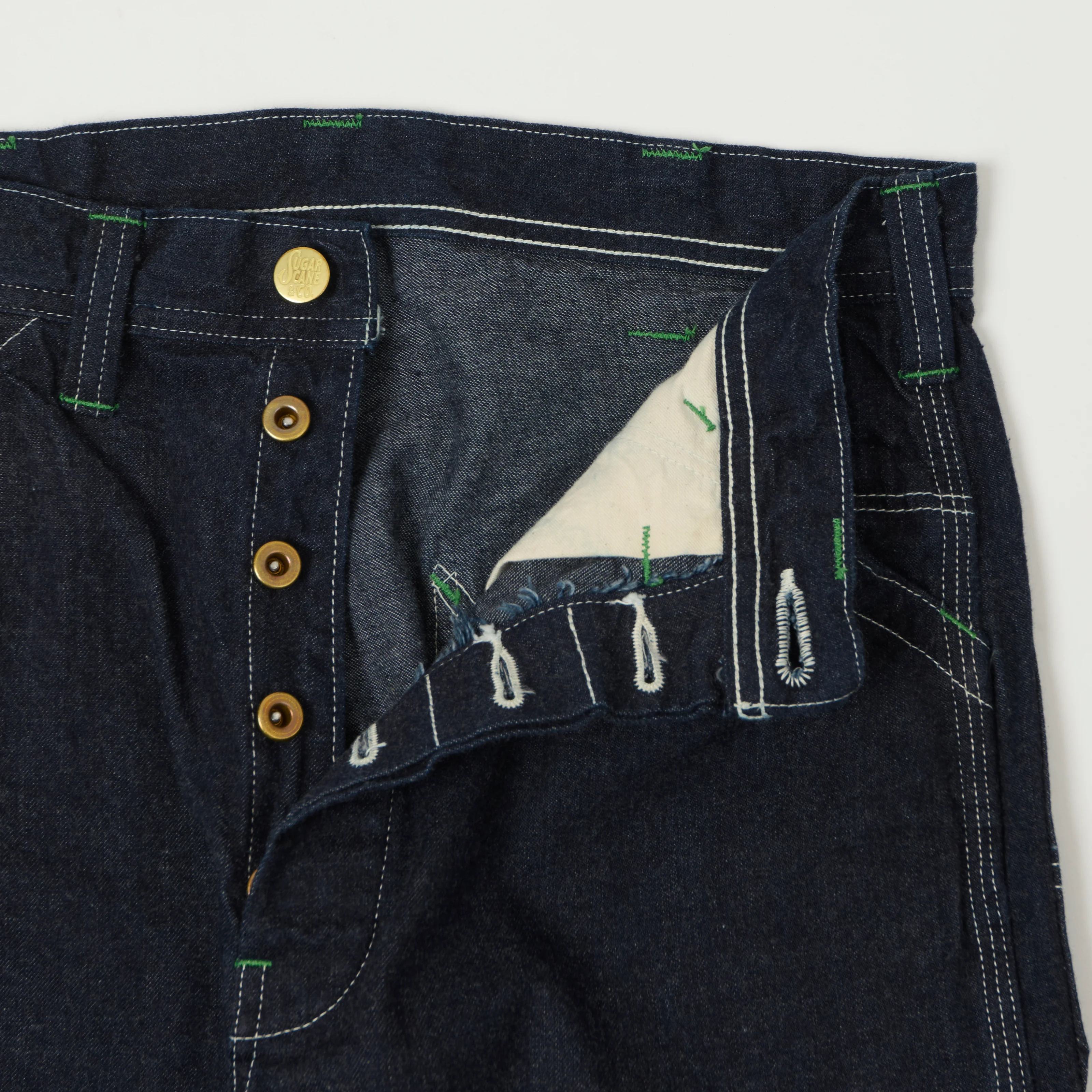 Sugar Cane Denim Carpenters Trousers - One Wash - Image 4