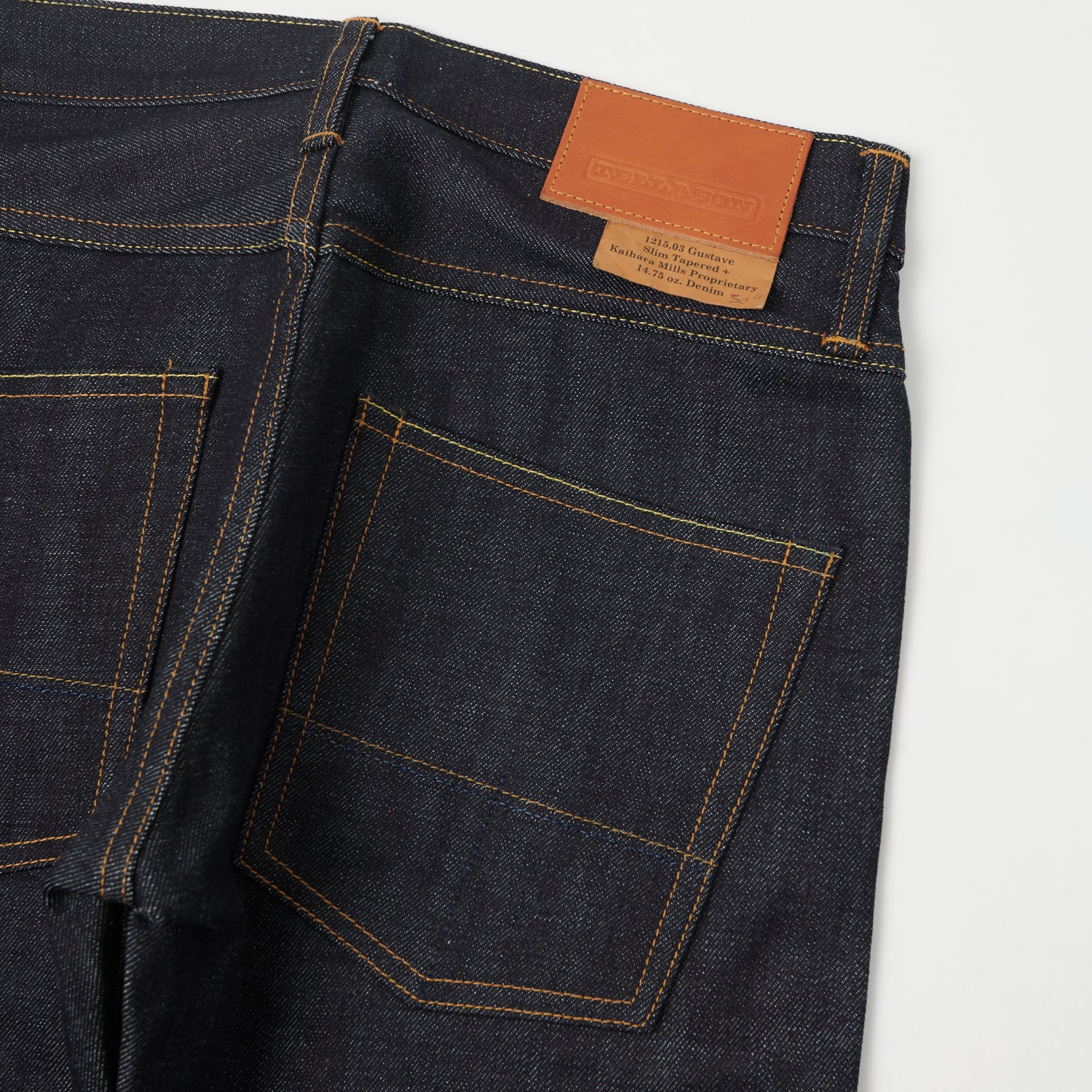 Tellason Gustave 14.75oz Slim Tapered Jean - Cone Mills - Image 4