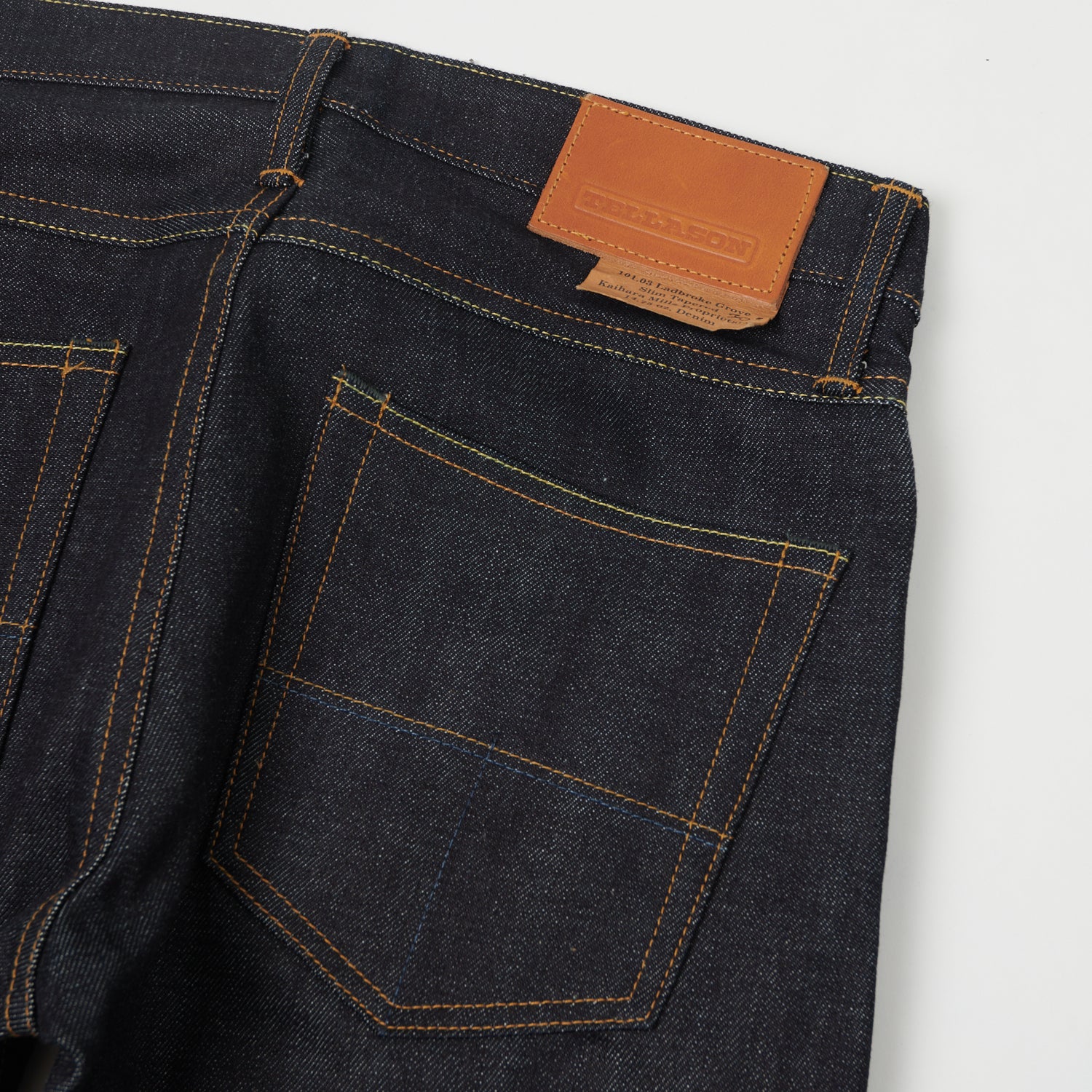 Tellason Ladbroke Grove 14.75oz Slim Tapered Jean - Cone Mills - Image 4