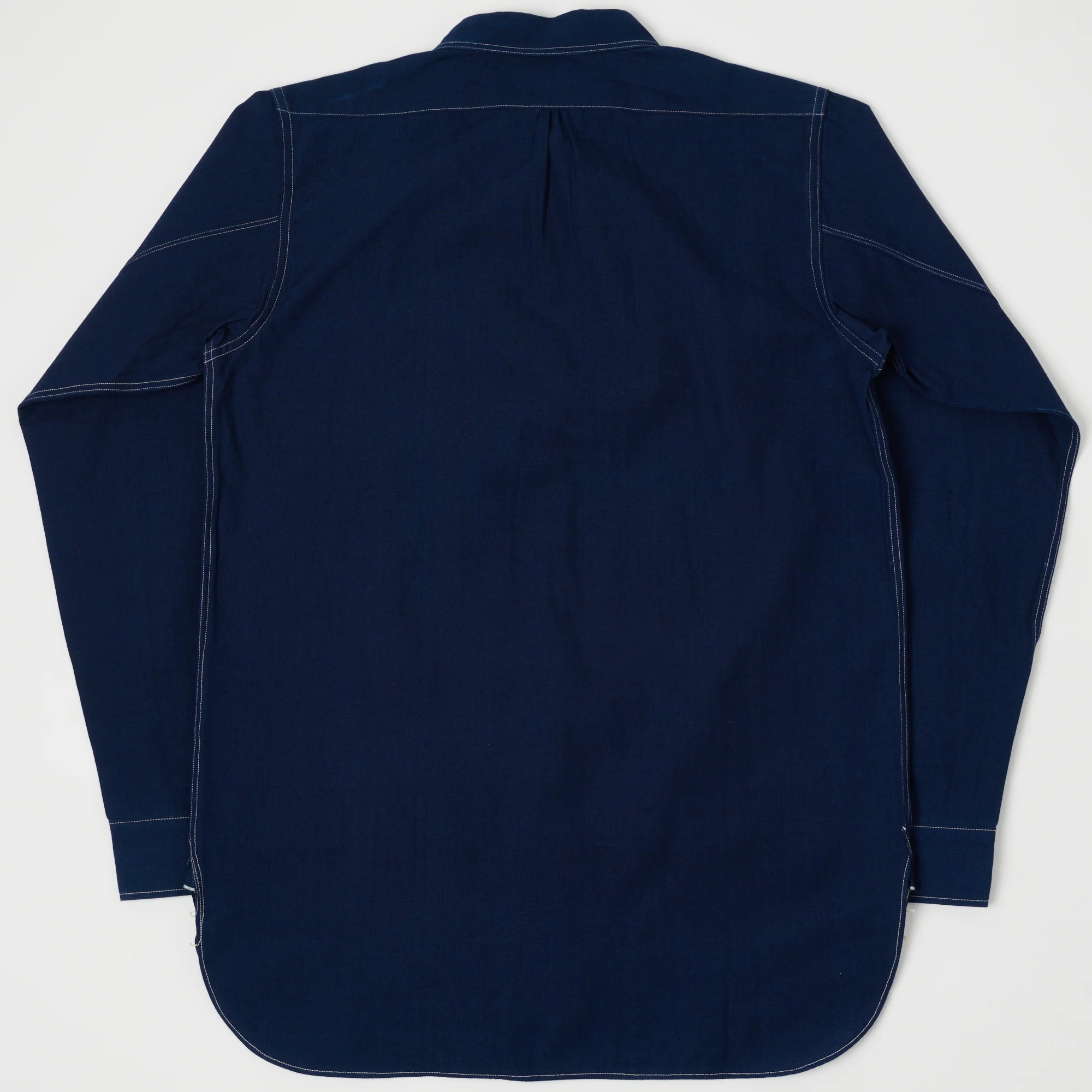 Warehouse & Co 3017 Duck Digger Engineer Chambray Shirt - Indigo - Image 3