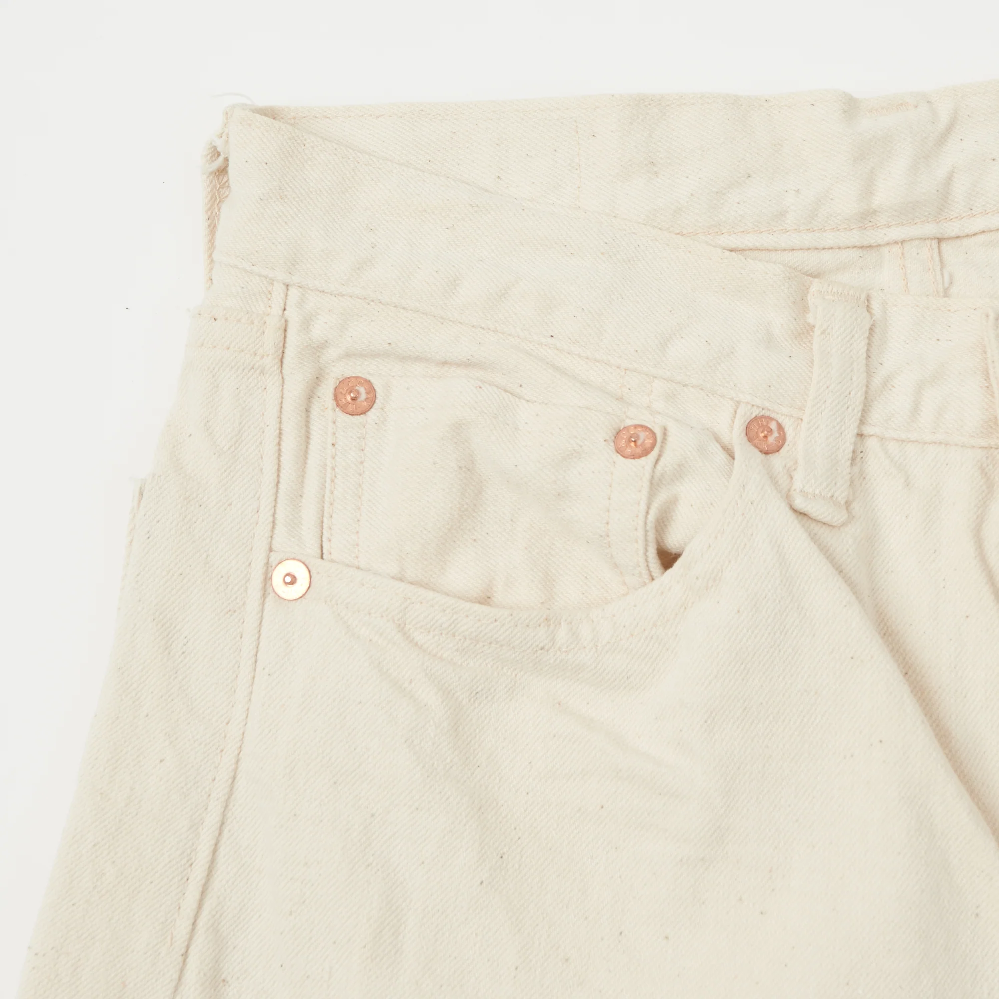 Warehouse & Co 900XX 13.5oz Slim Tapered Jean - Ecru - Image 5