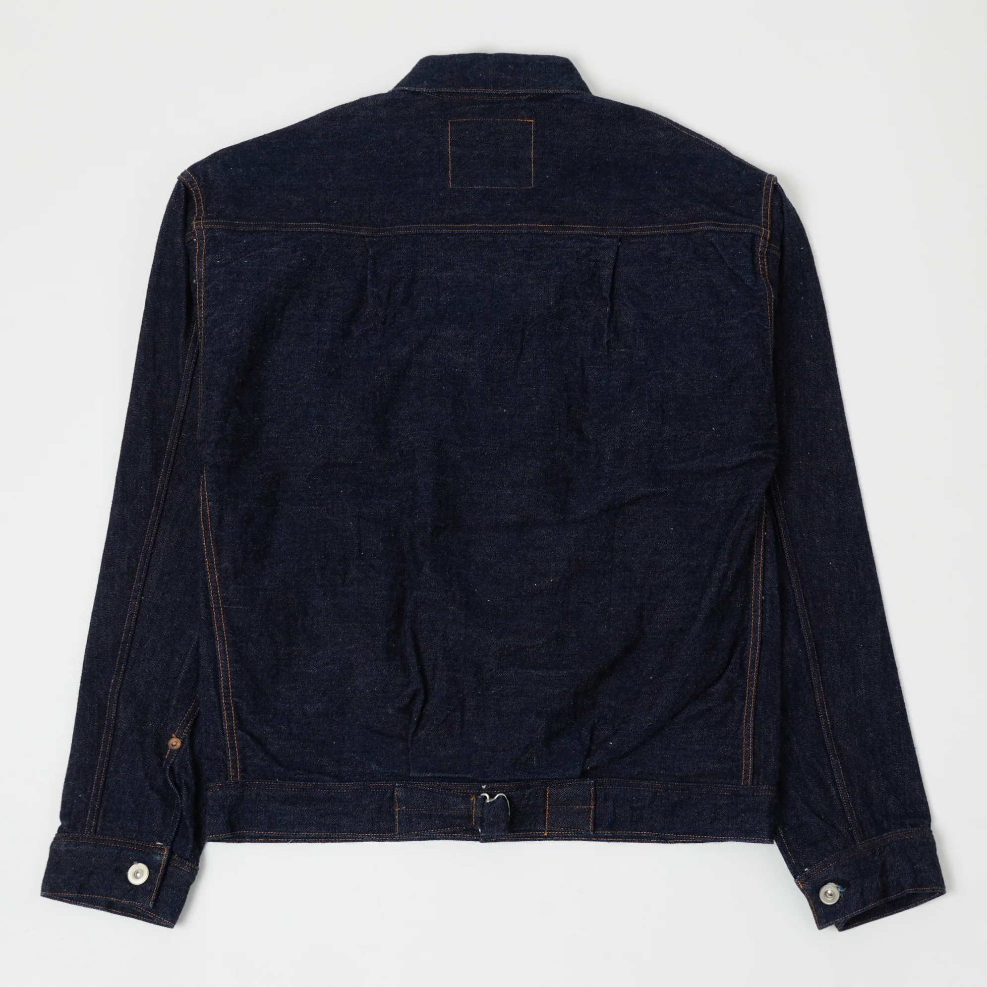 Warehouse & Co 'Brown-Duck & Digger' Denim Blouse Jacket - Rinsed - Image 3
