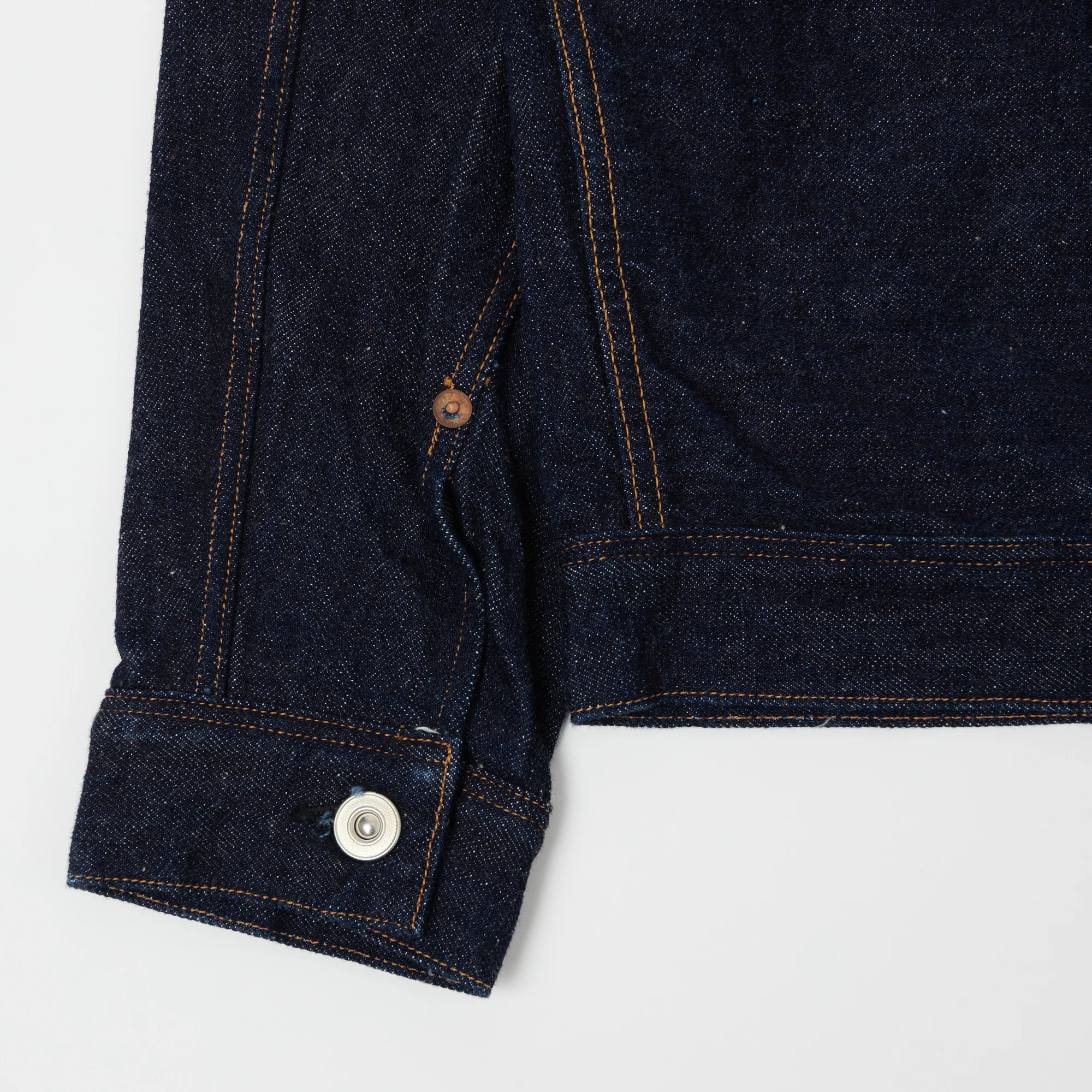 Warehouse & Co 'Brown-Duck & Digger' Denim Blouse Jacket - Rinsed - Image 4