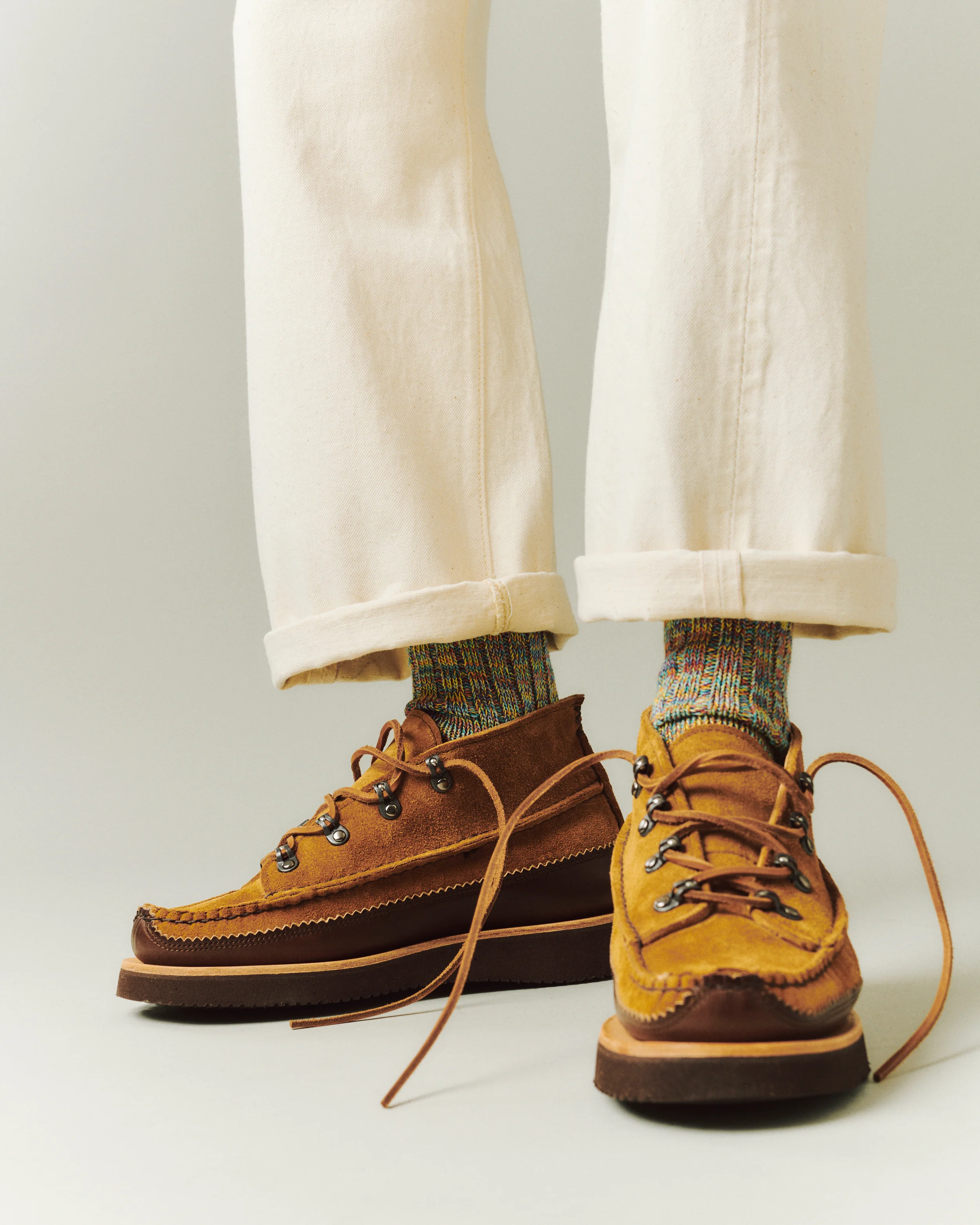 Yuketen Handsewn Tokyo DB Chukka w/21 Boot - FO G Brown x G Brown - Image 5
